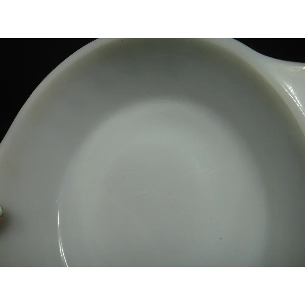 Vintage Fire-King Anchor Hocking 437 Candle Glow Atomic Starburst Casserole Dish